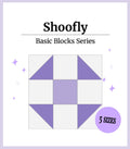 Digital - Shoofly Quilt Block Pattern
