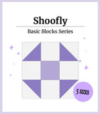 Digital - Shoofly Quilt Block Pattern