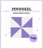 Digital - Pinwheel Quilt Block Pattern