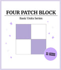 Digital - Four Patch Quilt Block Pattern