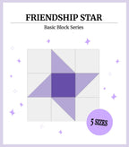 Digital - Friendship Star Quilt Block Pattern