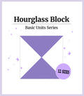 Digital - Hourglass Quilt Block Pattern